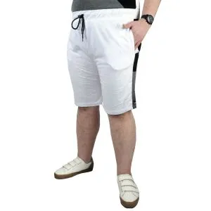 Big Size Men Capri Shorts Straight Basic 20500 Black