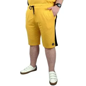 Big Size Men Capri Shorts Supreme MD08 22135 Mustard