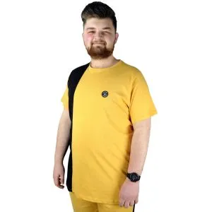 Big-Tall Men T shirt Supreme MD08 22134 Mustard