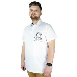 Men s T shirt Polo Collar Boat Club 22301 White