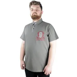 Men s T shirt Polo Collar Boat Club 22301 Khaki