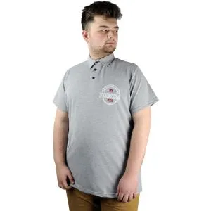 Men s T shirt Polo Collar Florida 22303 Gray