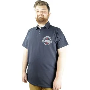 Men s T shirt Polo Collar Florida 22303 Navy Blue