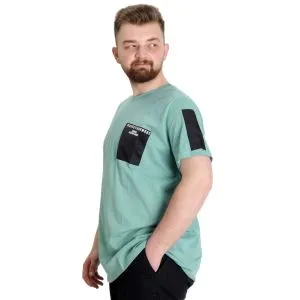 Büyük Beden Erkek T-shirt CHNGYRMD 23123 Çağla