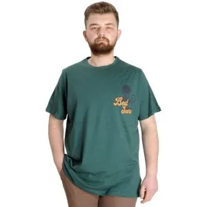 Büyük Beden Erkek T-shirt BEST SCORE 23134 Nefti