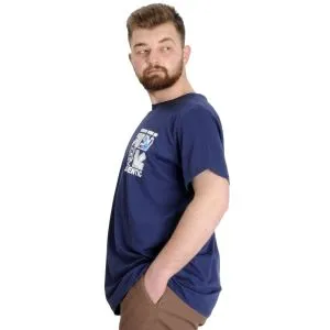 Big Size Mens T-Shirt AUTHENTIC 23140 Indigo