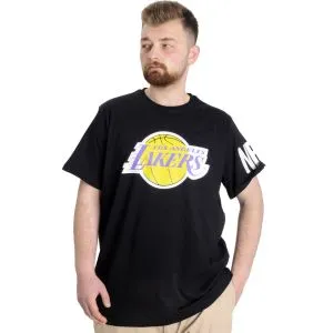 Büyük Beden Erkek Baskılı T-shirt 23156 Siyah