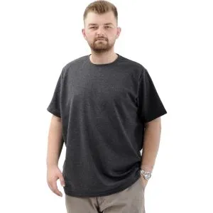 T-Shirt Bisiklet Yaka INTERLOK 23162 Antramelanj