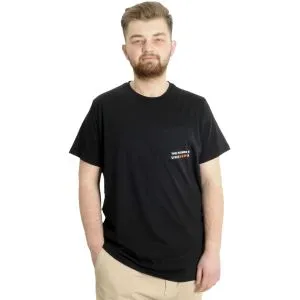 Büyük Beden Erkek T-shirt FUTURE 23200 Siyah