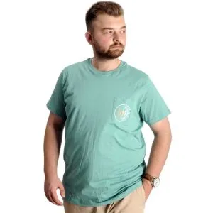Büyük Beden Erkek T-Shirt Bis Yaka Symphony 23202 Yeşil