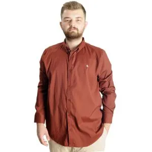 Big Size Mens Shirt Tom Oxford 23303 Plum