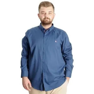 Büyük Beden Erkek Gömlek U.Kol Tom Oxford 23303 Parlement