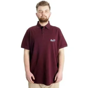 Big Size Mens T-Shirt Polo SUPER 23318 Plum