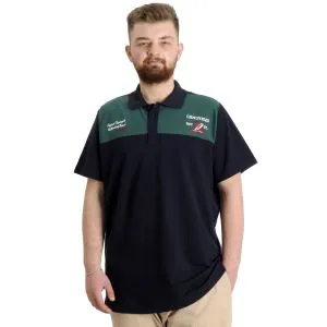Büyük Beden Erkek T-shirt Polo CHNGYRMD 23328 Lacivert