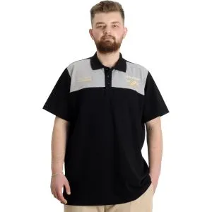 Büyük Beden Erkek T-shirt Polo CHNGYRMD 23328 Siyah