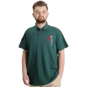 Büyük Beden Erkek T-shirt Polo CAPTIAN 23338 Nefti