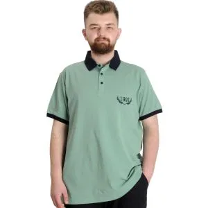 Büyük Beden Erkek Polo T-shirt 1991 23341 Çağla