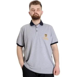 Büyük Beden Erkek Polo T-shirt RANGERS 23342 Grimelanj