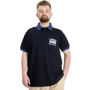 Büyük Beden Erkek Polo T-shirt DNM 23343 Lacivert