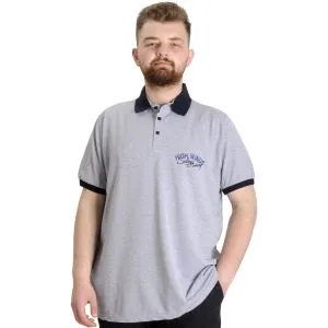 Büyük Beden Erkek Polo T-shirt SAILING 23344 Grimelanj