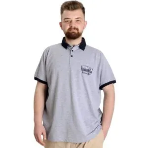Büyük Beden Erkek Polo T-shirt LONDON 23350 Grimelanj