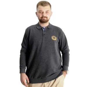 Big Size Sweat Velvet substitute Crown Of A King 23447 AntraMelange