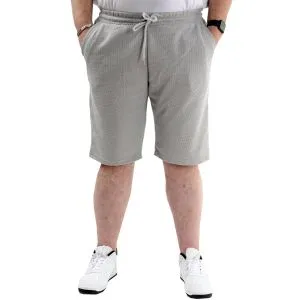 Büyük Beden Erkek Cepli Şort WAFFLE 23498 Grimelanj