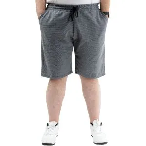 Büyük Beden Erkek Cepli Şort WAFFLE 23498 Lacivert