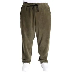 Büyük Beden Erkek Polar Eşofman Altı Fermuarlı Cep 23499 Haki