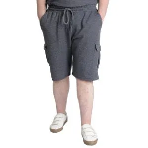 Büyük Beden Erkek Şort Kargo Cep WAFFLE 23500 Antramelanj