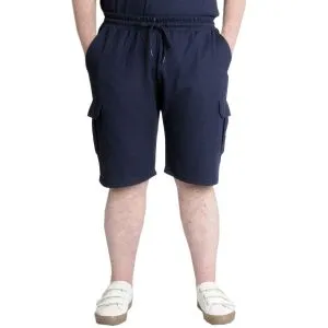 Büyük Beden Erkek Şort Kargo Cep WAFFLE 23500 Lacivert