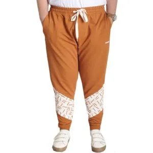 Big Size Sweatpants Garni Printed 23516 Cinnamon