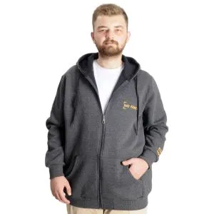 Büyük Beden Erkek Sweat Kapşon Ferm. No Fakers 23545 Antramelanj