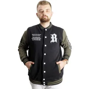 Büyük Beden Erkek Kolej Mont Brooklyn 23627 Siyah