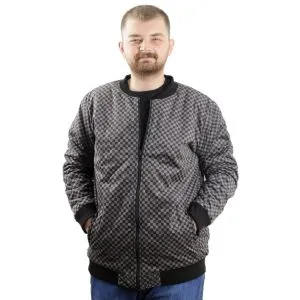 Büyük Beden Erkek Çift Taraflı Mont 23650 Siyah