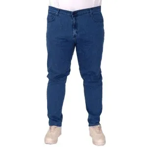 Büyük Beden Pantolon Kot Klasik Armina 23903 A.Mavi