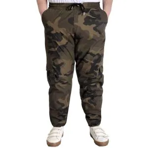 Man Trouser Jogger KAMUFLAJ 23910 Khaki