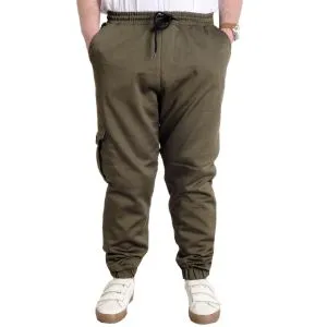 Pantolon Keten Kargo Cep JOGGER BAHAR 23912 Haki