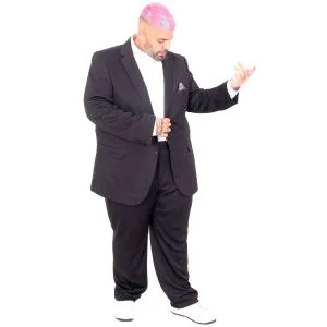 Büyük Beden Erkek Takım Elbise Tintin Basic All 24020 Siyah