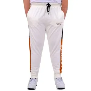 Büyük Beden Erkek Eşofman Altı İnterlok Garnili BROOKLYN 24517 Ekru