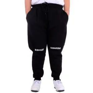 Büyük Beden Erkek Eşofman Altı 3 İplik Dar Paça 24520 Siyah