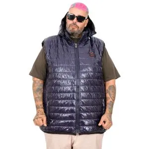 Plus Size Mens Vest 25713 SHINY NAVY