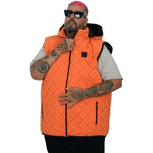 Battal Beden Erkek Kapitone Yelek 25713