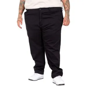 Plus Size Mens Linen Summer Trouser 25850 BLACK