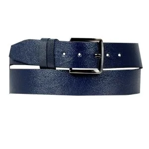 Erkek Kemer 4cm Orta Boy Deri Kemer 4252 Lacivert