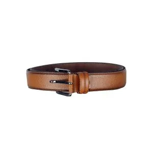 Big-Tall Men s Belt 4 cm Floter Double Leather 4269 Snuff Coloured