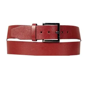 Kemer 4cm Orta Boy Deri Kemer 4252 Bordo