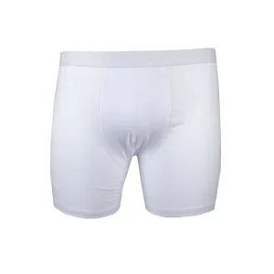 Big-Tall Men Underwear Lycra Boxer 6350 White