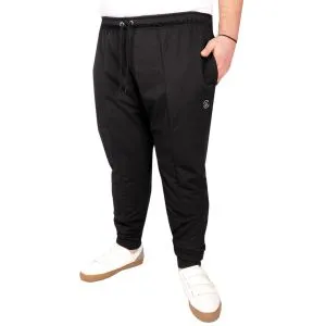 Big Size Men's Recycle Sweatpants Narrow Trotters b21014 Black