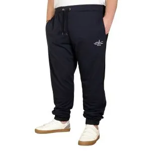 Big Size Men's Recycle Sweatpants b21012 Navy Blue